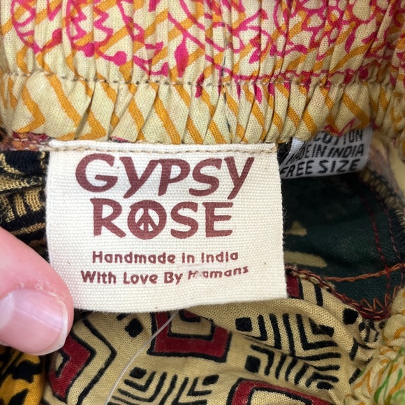 GYPSY ROSE HANDMADE Bohemian Patchwork Maxi Skirt NWT, Hippie - Picture 9 of 12